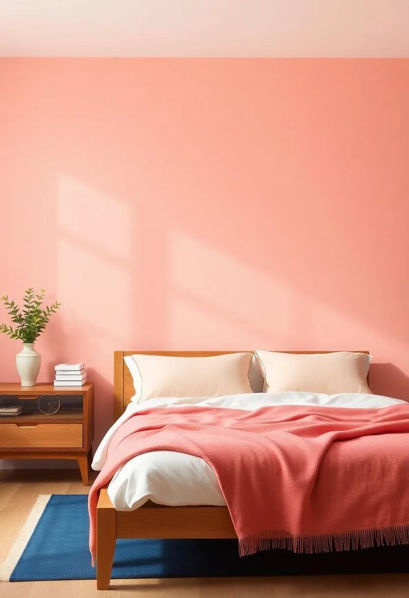 Soft Coral: This refreshing color brings⁣ a ⁣delightful pop​ of cheer while still maintaining a cozy vibe,making wooden furniture‍ feel even​ more inviting