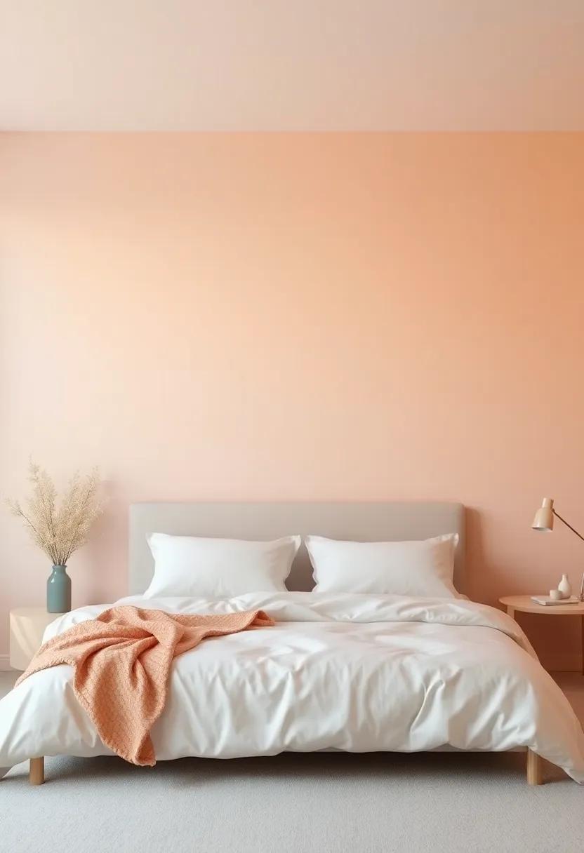 Capturing Sunset Auras with Warm Gold and Soft Peach Tints