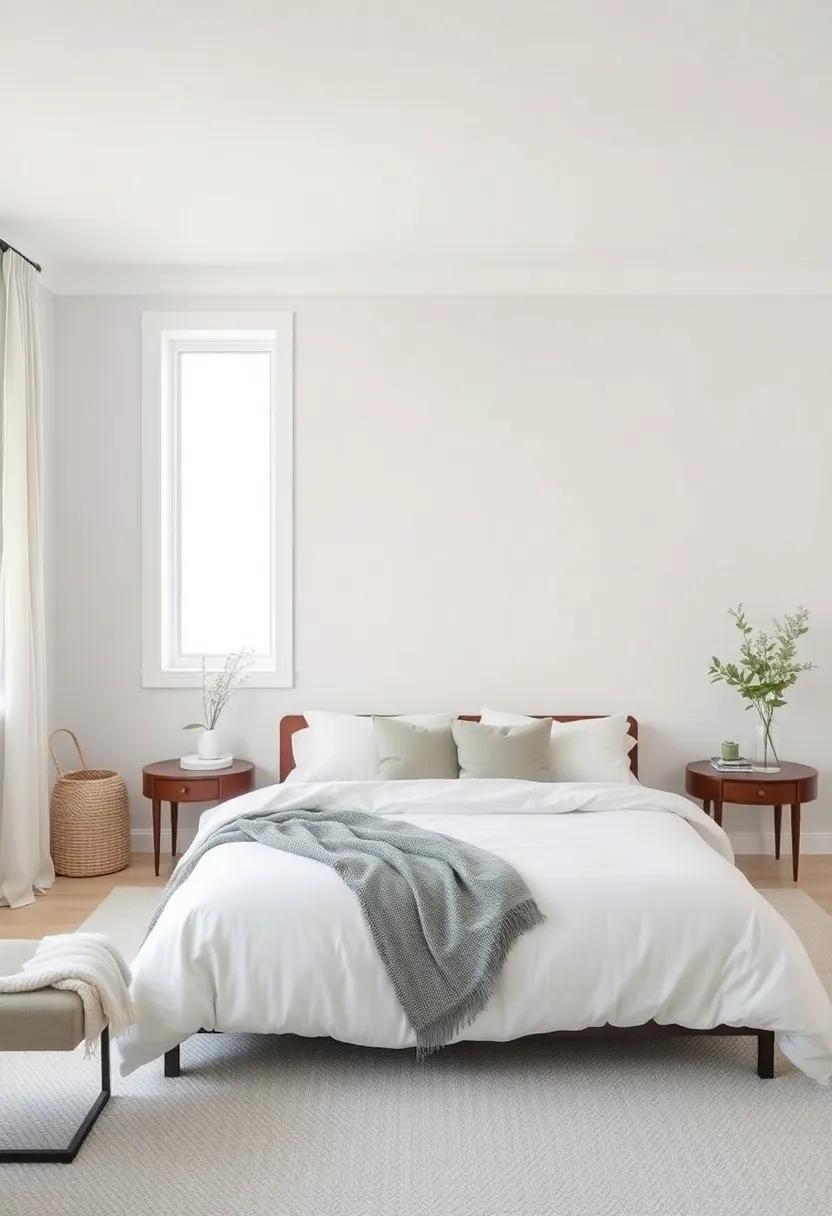 Heavenly White and Soft dove grays for a Clean, Open Feel