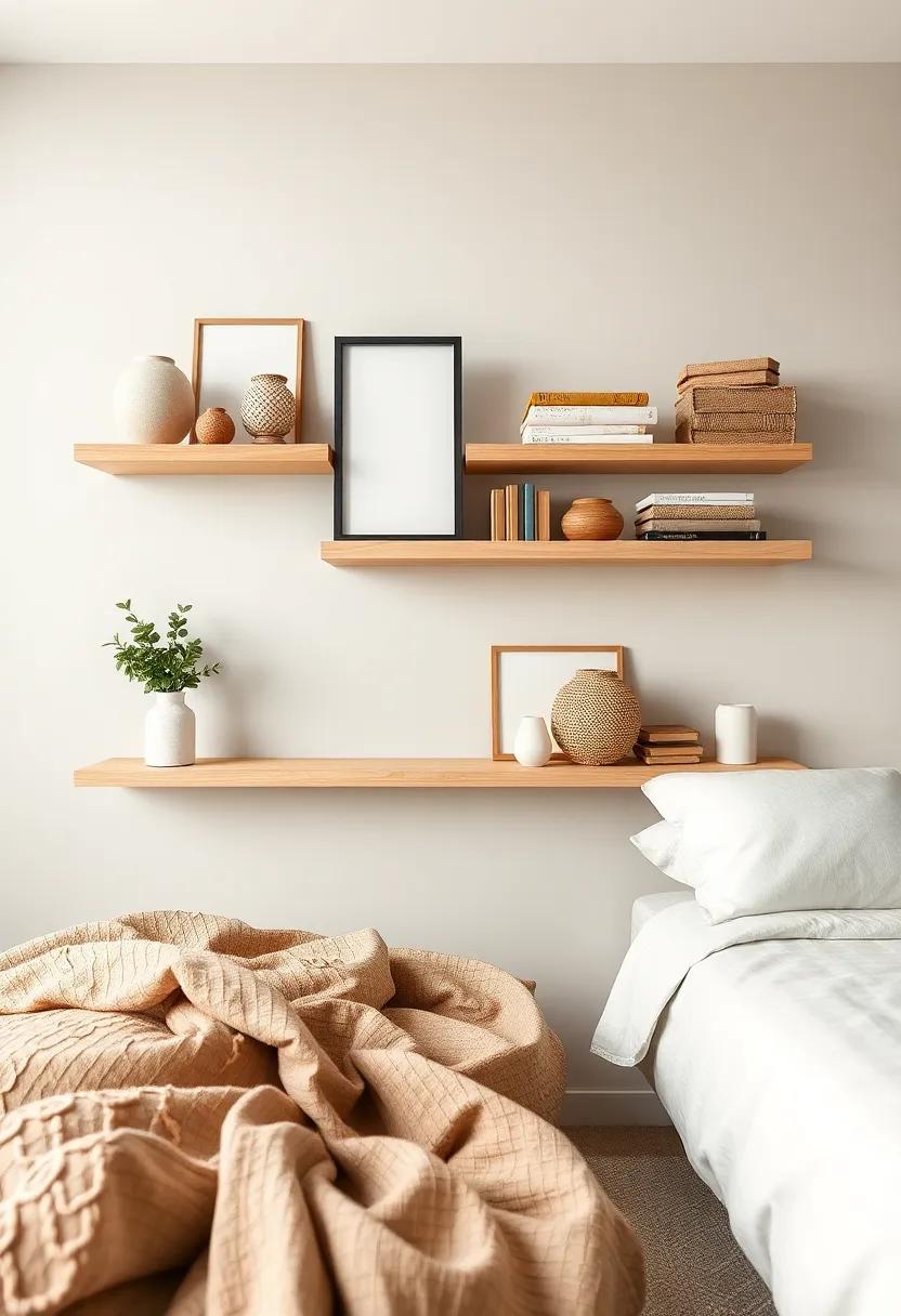 Shelves as ‍a Backdrop: Enhancing ​Bedding ⁤with Fabric Accents