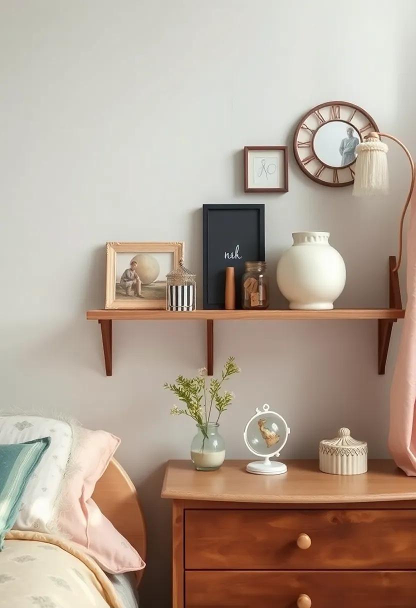 charming Vintage Treasures: Finding Unique Items for Bedroom ‌Shelves