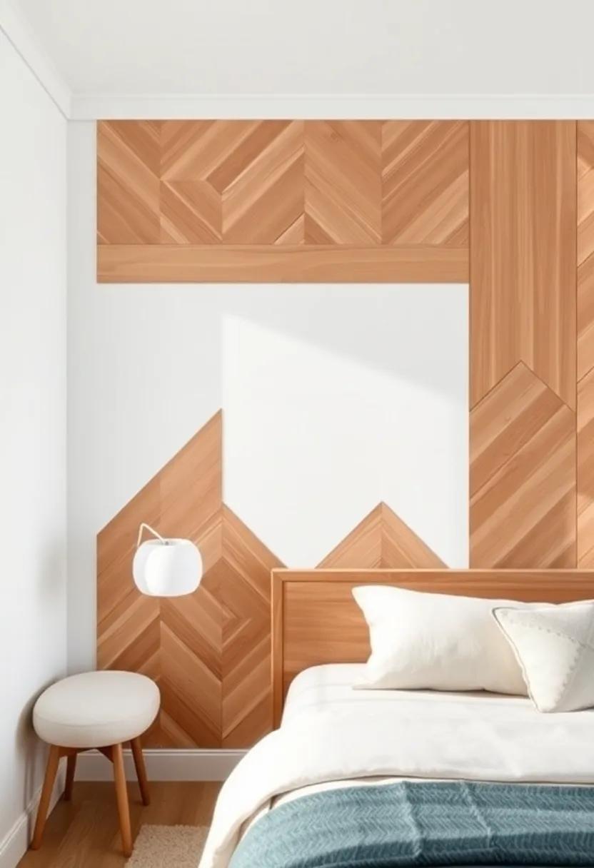 Geometric Wood panels:‍ Install geometric wood paneling as a statement‌ wall, adding‍ dimension and a modern touch to your cozy sanctuary
