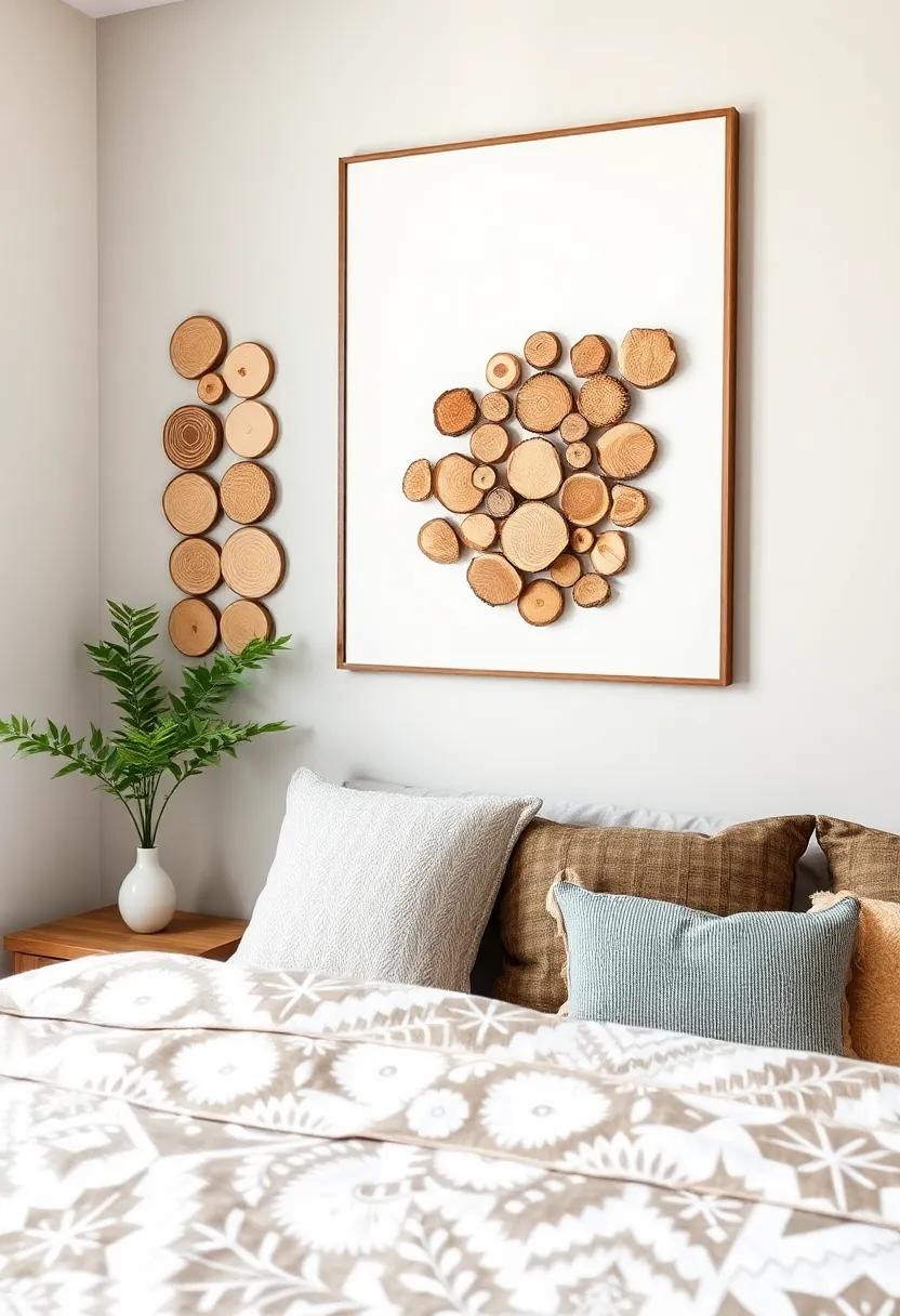 Mosaic Wood Art: Use small slices of wood arranged in a mosaic pattern to infuse artistic flair while‍ maintaining‌ a warm, homey vibe