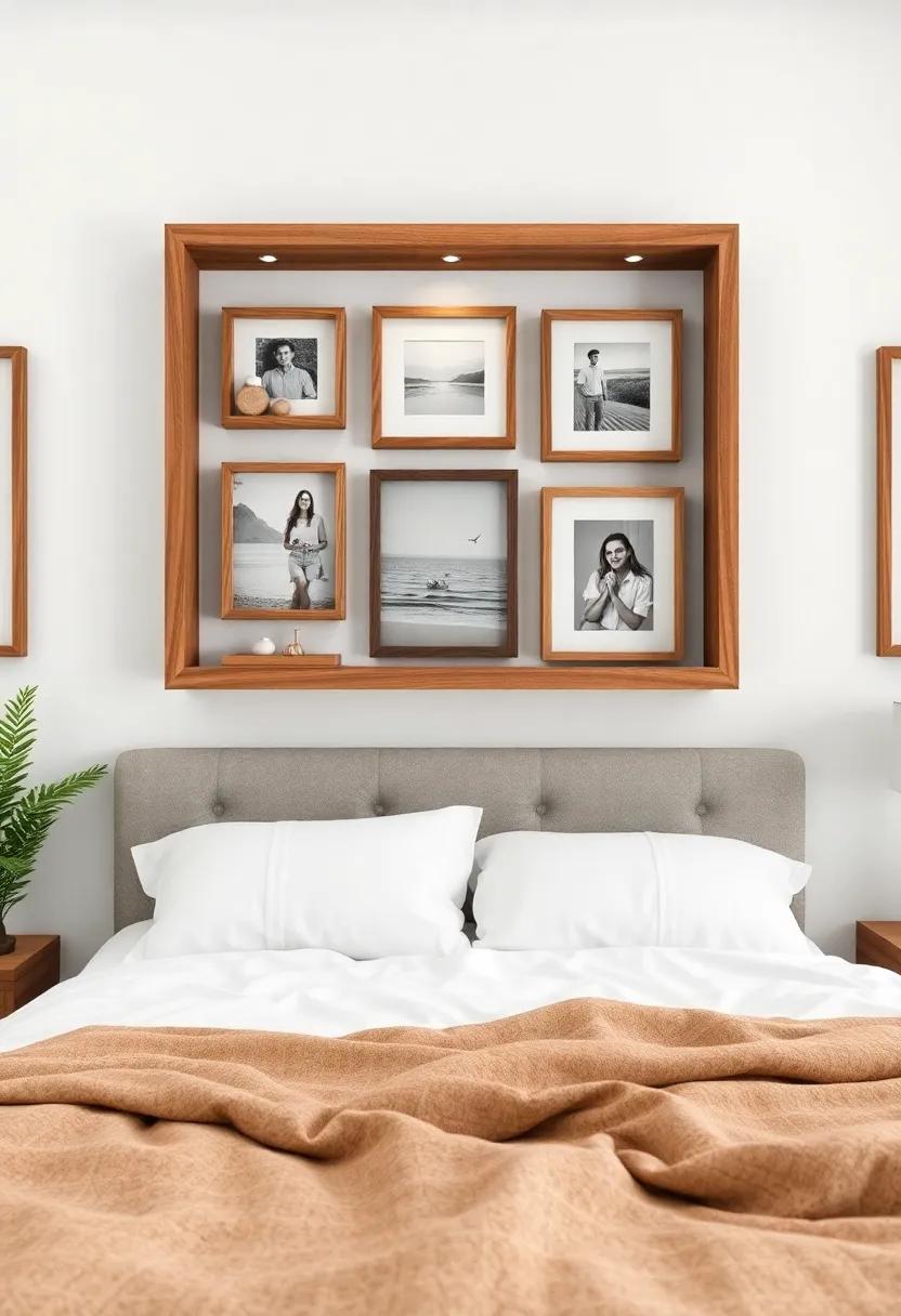 Shadow Boxes: Create shadow boxes with mementos‌ and images, framed in​ wood, to⁤ tell your story in a three-dimensional format