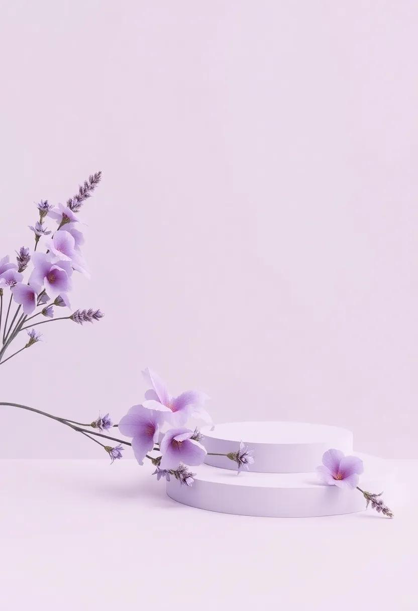 Exploring Floral Inspirations Using Lavender and Gray ‌Color Schemes