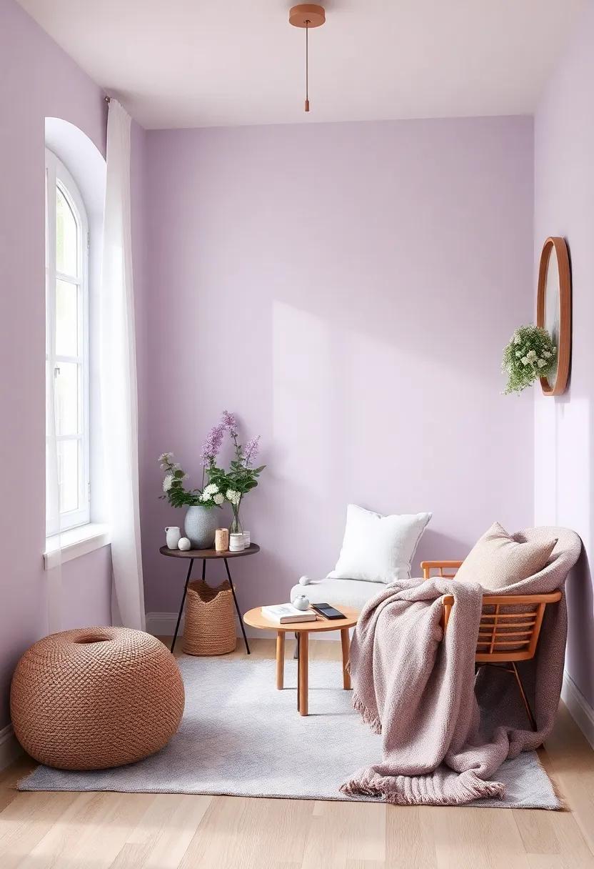 Balancing Light and Dark: The Dance of Gray and Lavender