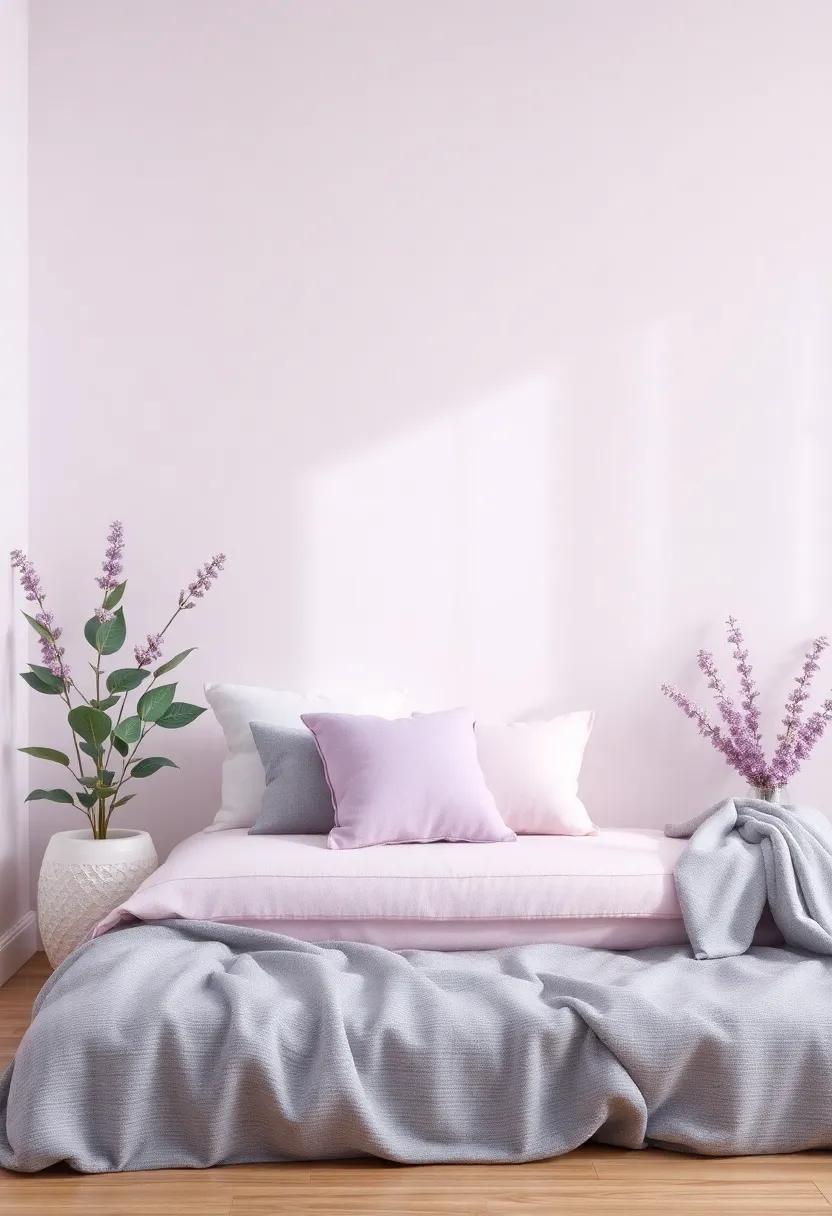Accessorizing with lavender and Gray: From Pillows‌ to Curtains