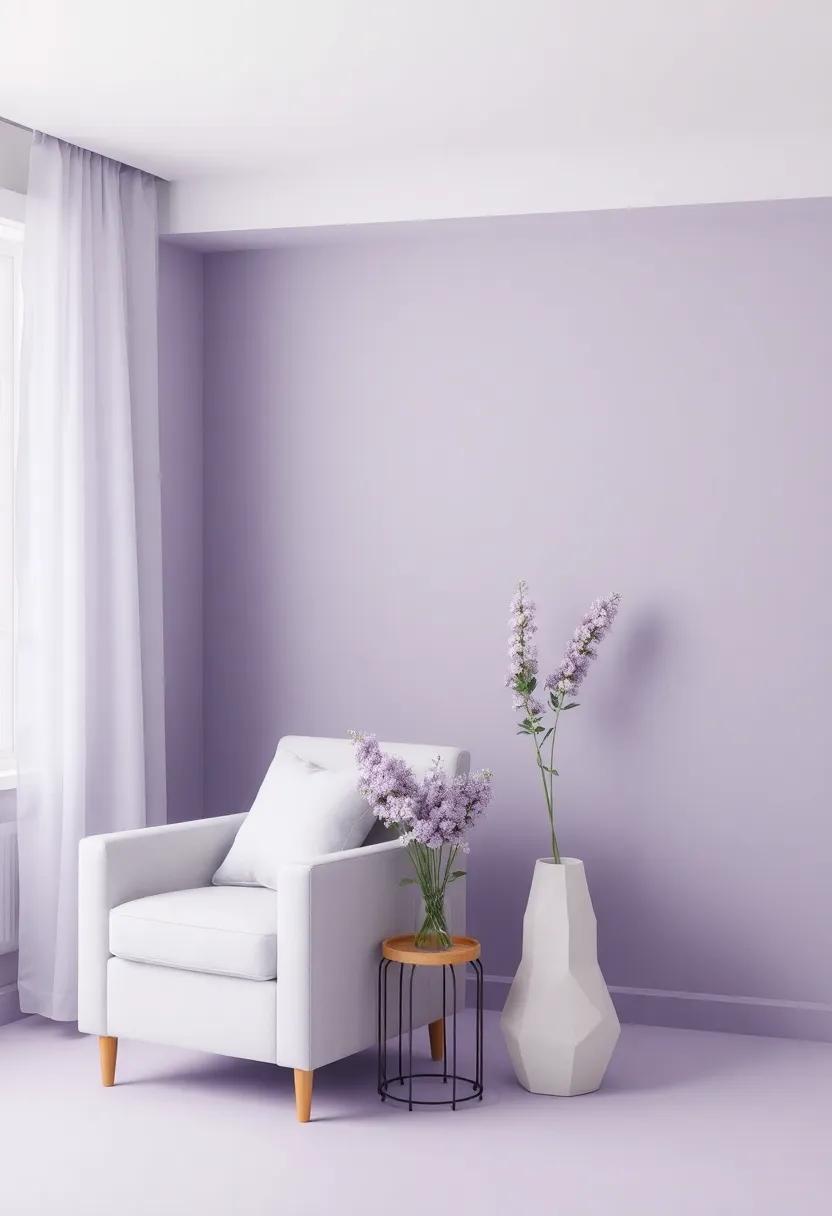 Highlighting⁣ Lavender as a Statement Color in Your Home