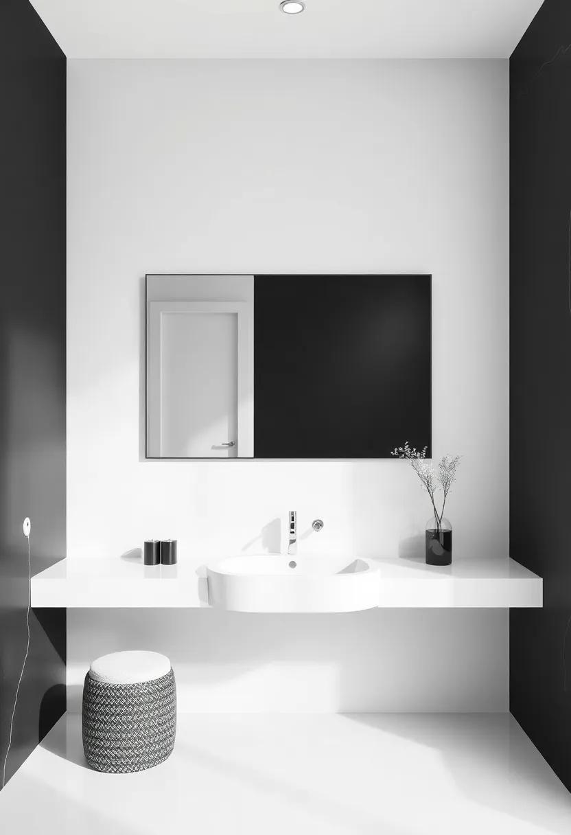 Framing the View: Utilizing Simple Borders⁣ for Elegant Mirror Designs