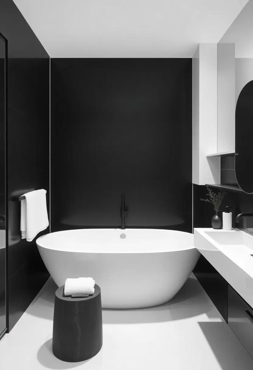 The Power of Contrast: Enhancing Depth and Dimension with Black and‍ White Elements