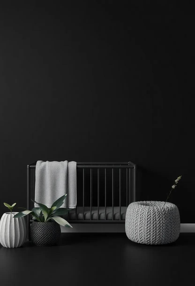 Incorporating Nature-Inspired‌ Accents into Black and White nursery Themes