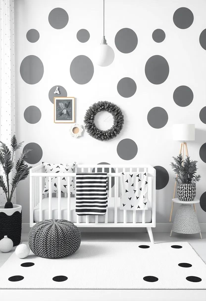 Whimsical Accessories to Enhance Black and White Nursery Environments