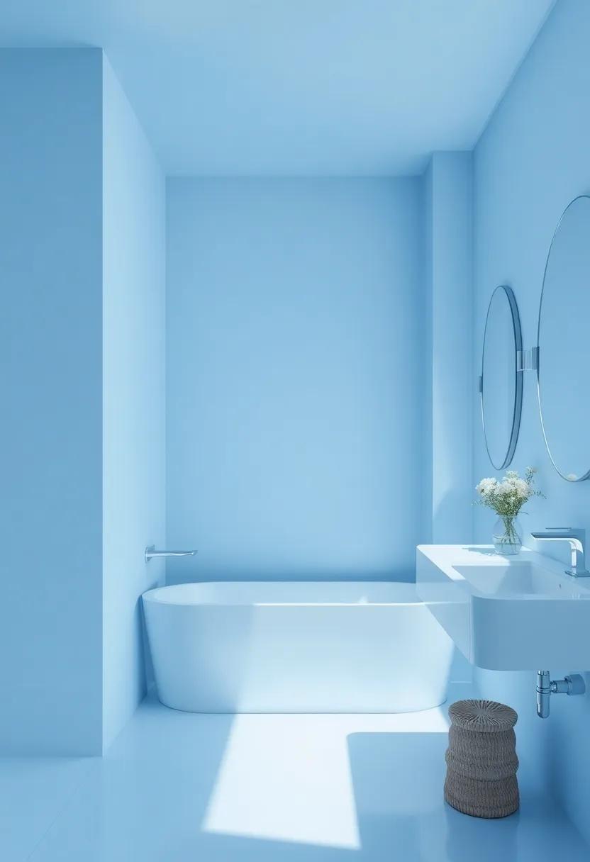 Sky’s the Limit: Blue Colors Inspired by Nature for Bathroom Decor