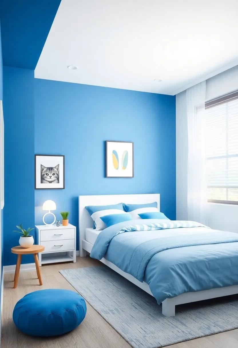 Dreamy⁤ blue and White Color Palettes for an Inviting Boys' Room