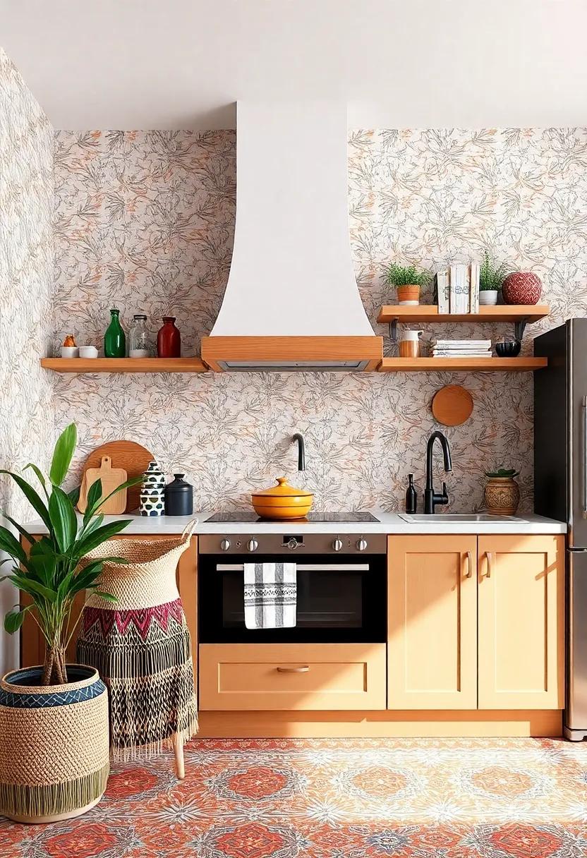 Embrace Colorful Patterns in Your Bohemian Kitchen Design