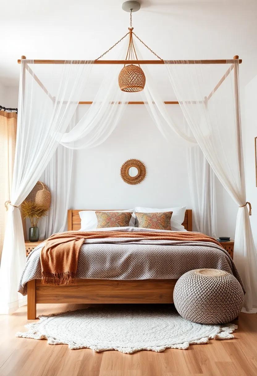 Creating a Cozy Canopy⁤ Bed: A Boho retreat for sweet⁢ Dreams