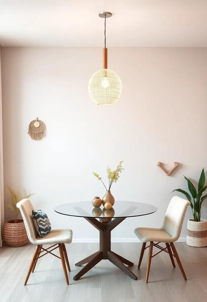 Creative⁢ Lighting Solutions to Set the Mood in a ⁣Bohemian Dining Room