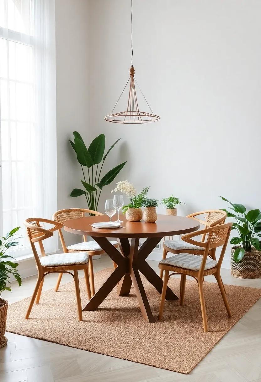 Inviting Greenery: The⁤ Role of Plants in a Bohemian Dining Area