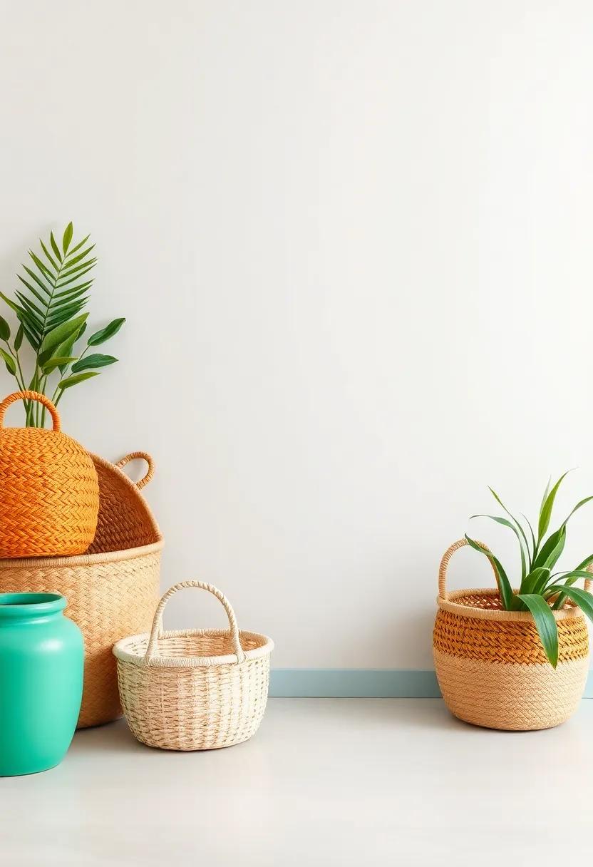 Color‍ Splash: ⁢Choosing ⁢Vibrant Baskets to ‌Brighten ‍Neutral Decor
