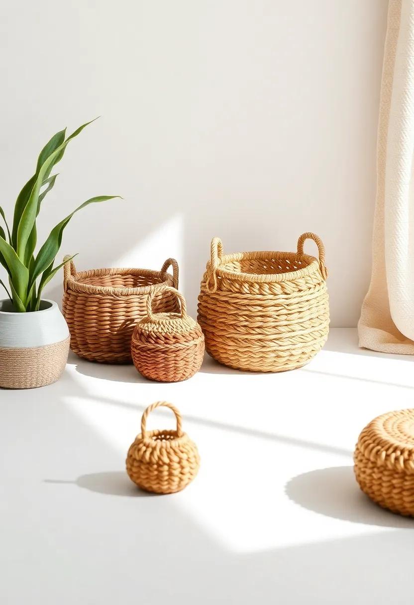 Small Wonders: Incorporating ⁢Mini Baskets for A Pop of​ Charm