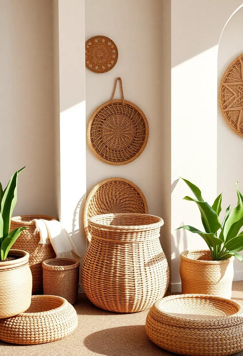 Textures Unite: The​ Harmony of Natural ⁤Materials in ‌Boho Spaces