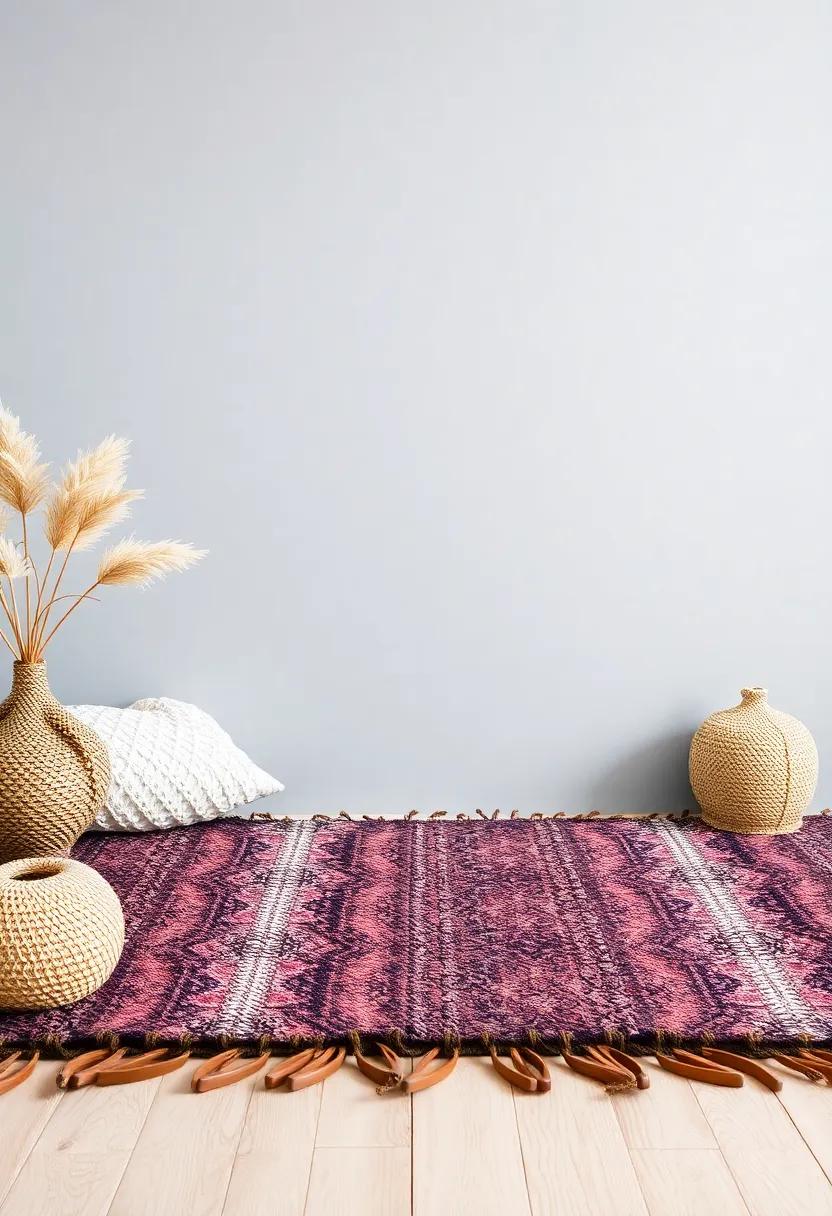 Bohemian⁣ Rugs: Layering ⁤Textures underfoot for Warmth and Style