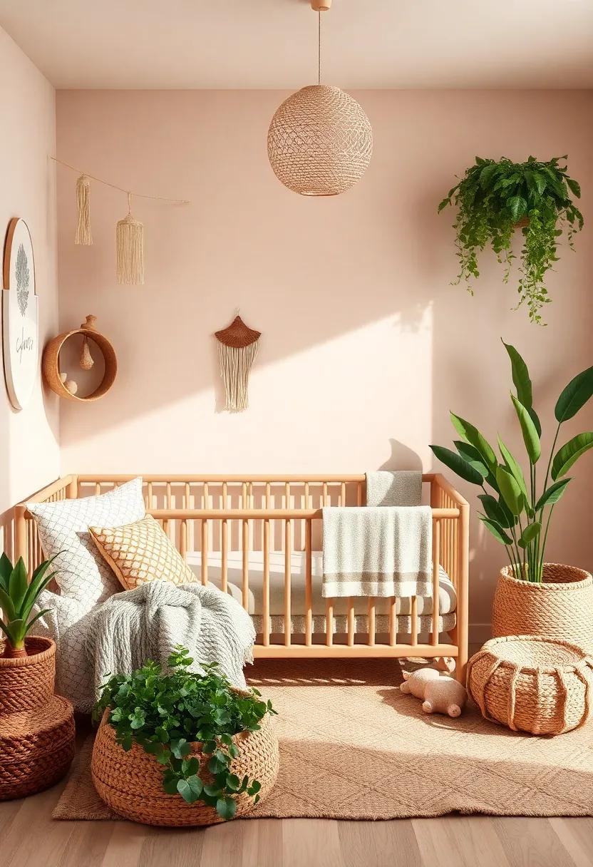 Embracing ⁢Nature with Earthy Tones and Organic Textures for a Cozy Nursery Atmosphere