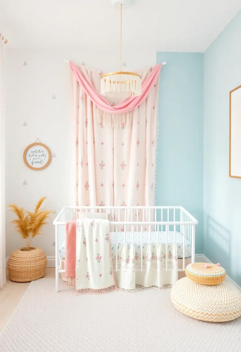 Playful Patterns ‌and⁣ Layered Textiles to Create a Dreamy Boho Vibe‌ for Your Baby