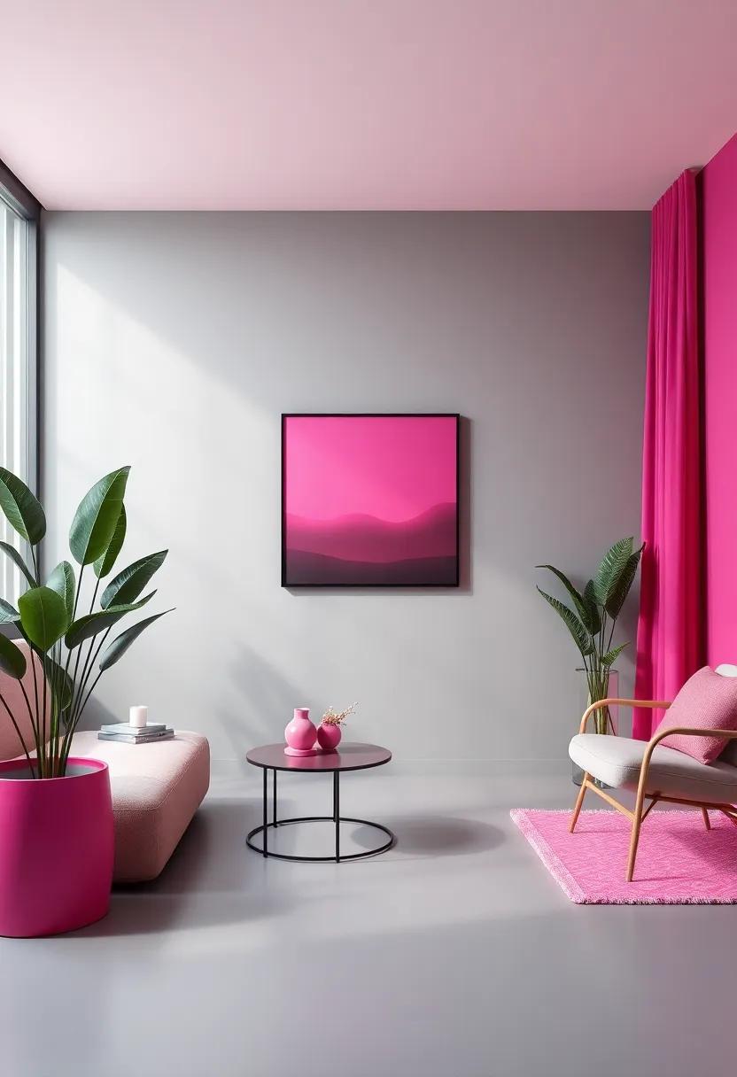 Cohesive Color schemes: Uniting Fuchsia‍ and‍ Gray with Complementary​ Shades