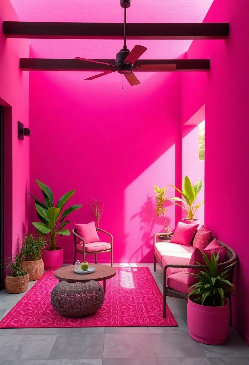 Fuchsia ​Outdoor‌ Spaces:⁣ Extending Your‌ Color Palette to⁢ Patios and Gardens