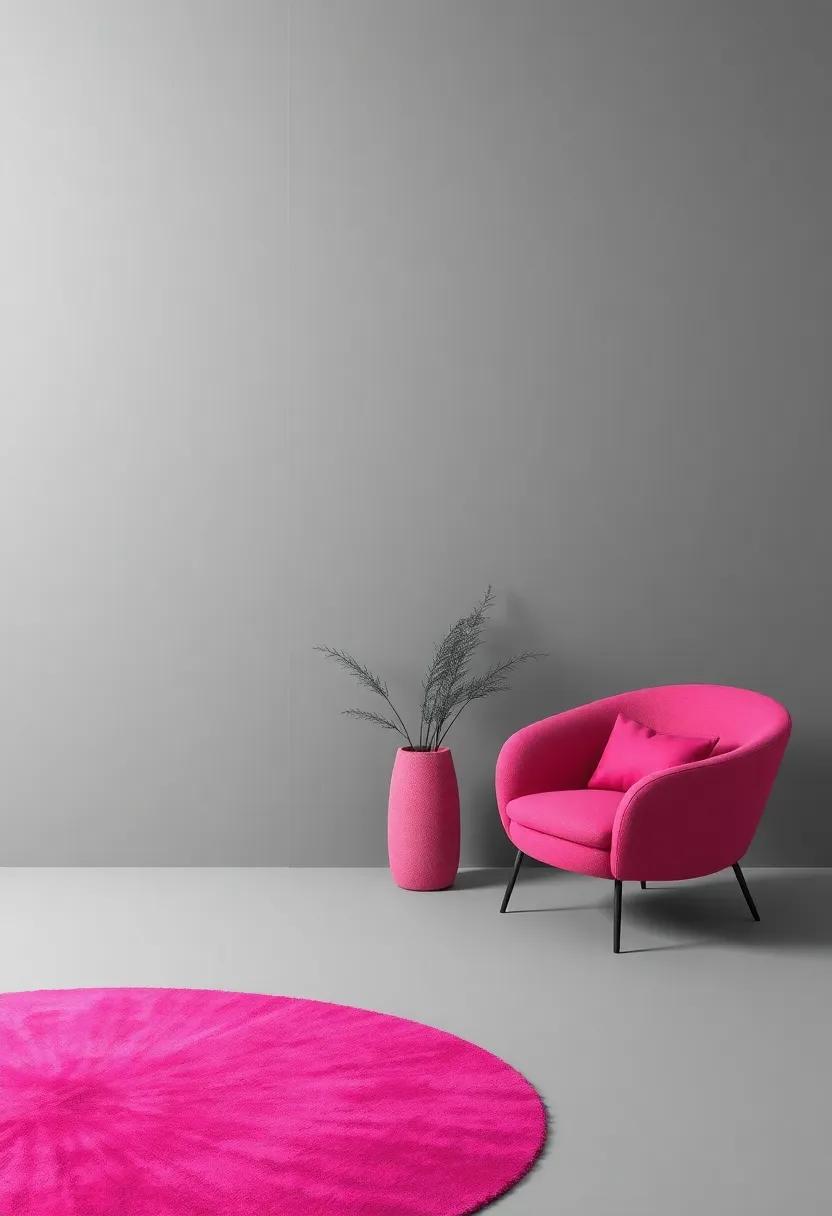 Grayscale Backdrops: Harnessing the Power of Neutrality to ‌Enhance Fuchsia