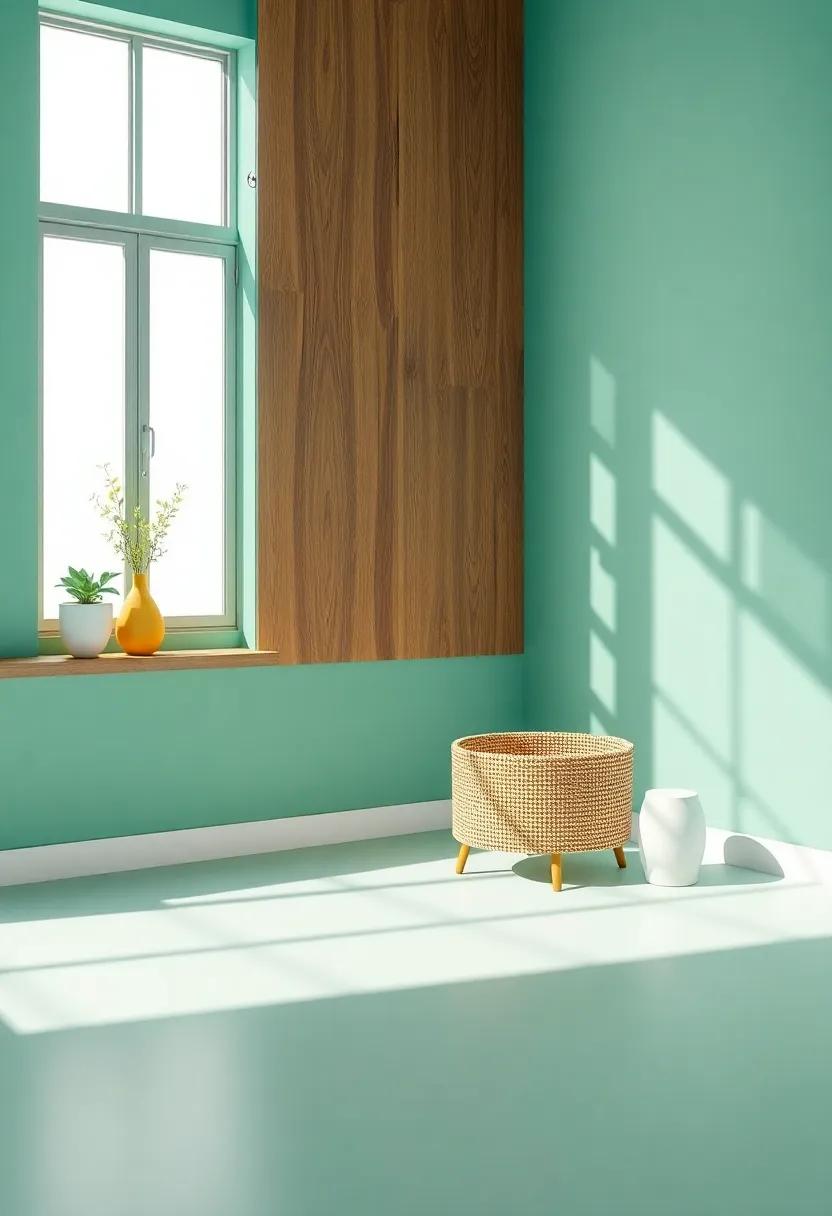 Seafoam‍ Green and ⁣Walnut: A cool, soothing seafoam paired with rich⁤ walnut offers a fresh yet grounded aesthetic perfect⁣ for any room