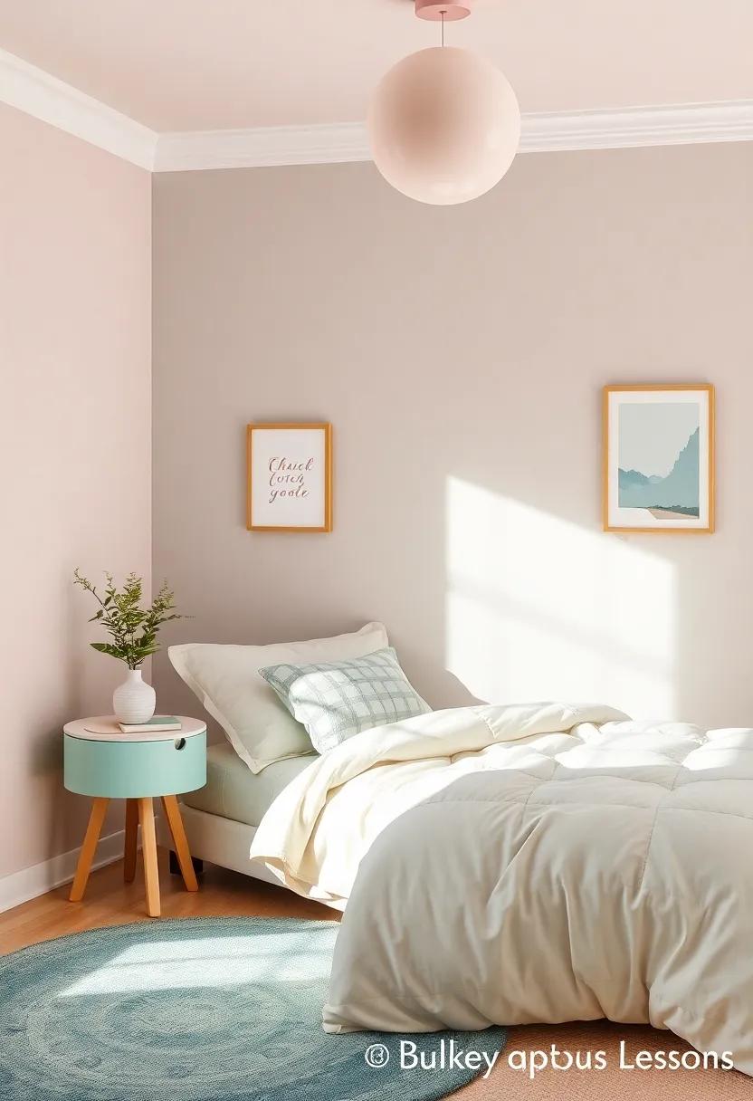 Whimsical Pastels: Soft Shades for a Cozy and Inviting Space