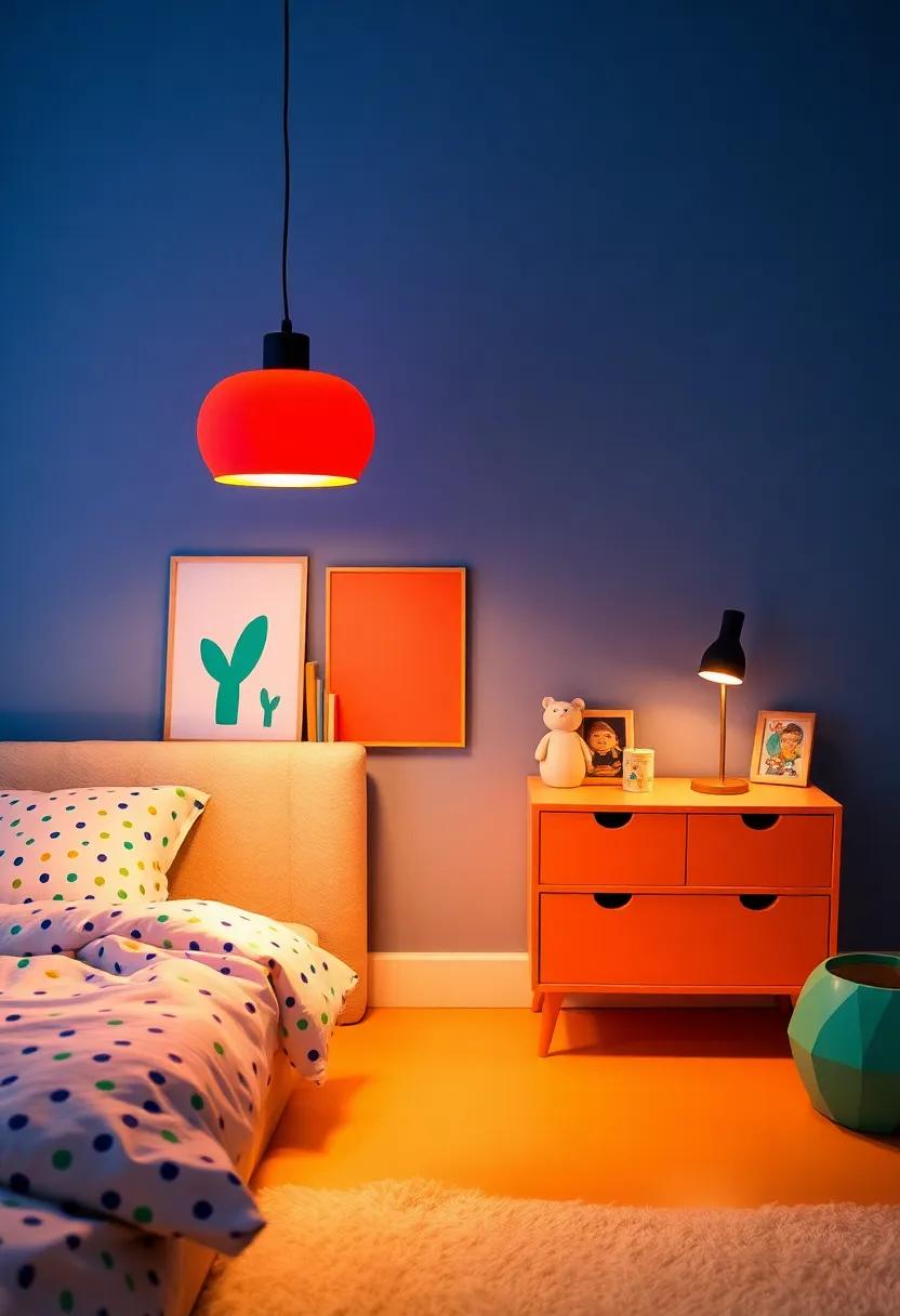 Artistic Accents: Using ​Colorful Lamps ⁤to Showcase Your child’s Artistic Side