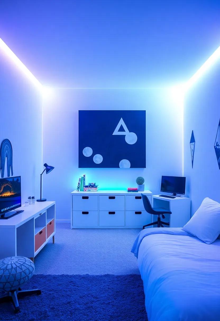 Dynamic ​Play: Incorporating Color-Changing LED Strips for customizable Lighting Effects