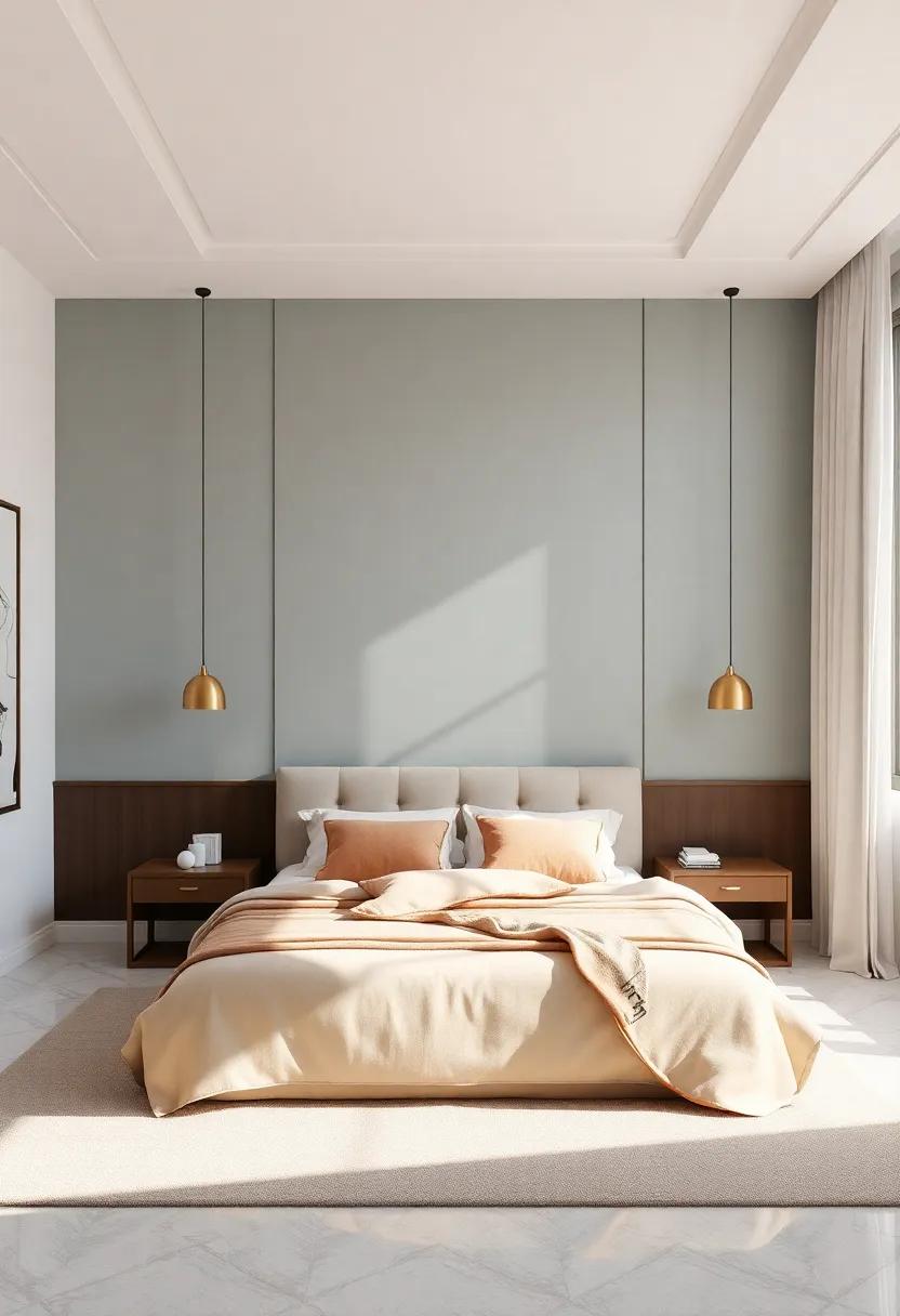 Balancing Symmetry and Asymmetry in Bedroom layouts for elegance