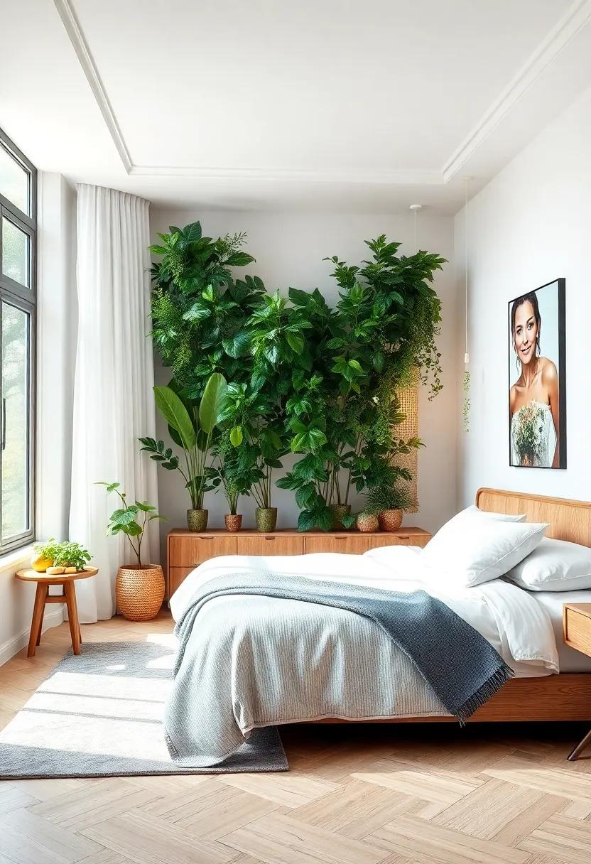 Bringing Nature Indoors with Lush Greenery in Your bedroom Design
