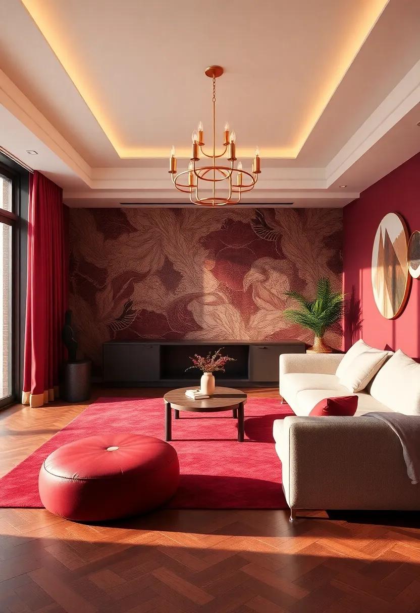 Warm and Inviting: Cozy⁤ Spaces in ⁢Burgundy Tones