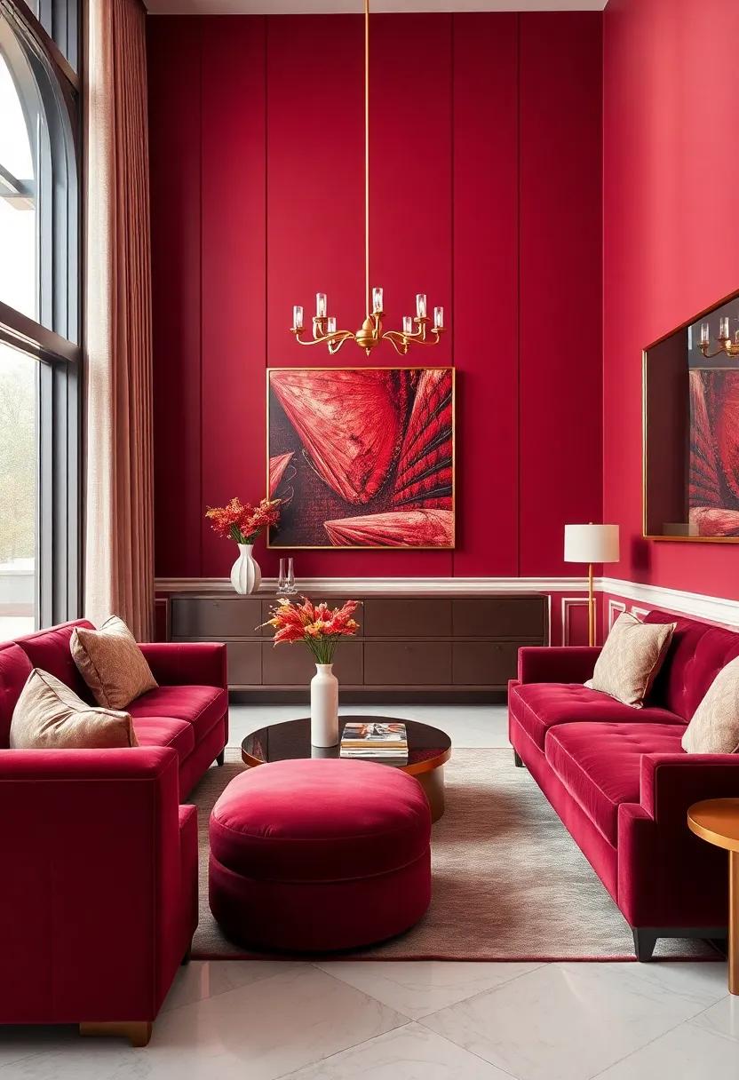 Burgundy Accent Furniture: The​ Heart of Luxurious⁢ Interiors