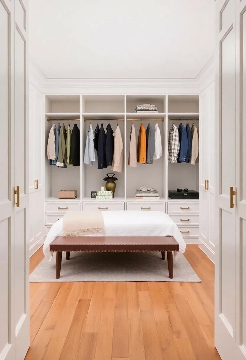 Chic Built-In Closets: Maximize your ‌bedroom's‌ functionality with tailored⁣ built-in⁢ closets that‌ seamlessly blend into the room's architecture while ⁢offering‌ ample ‍storage‍ and style