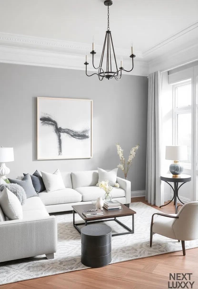 Choosing‍ Artwork that ⁣Complements ​the Grey ‌and ‍White Theme