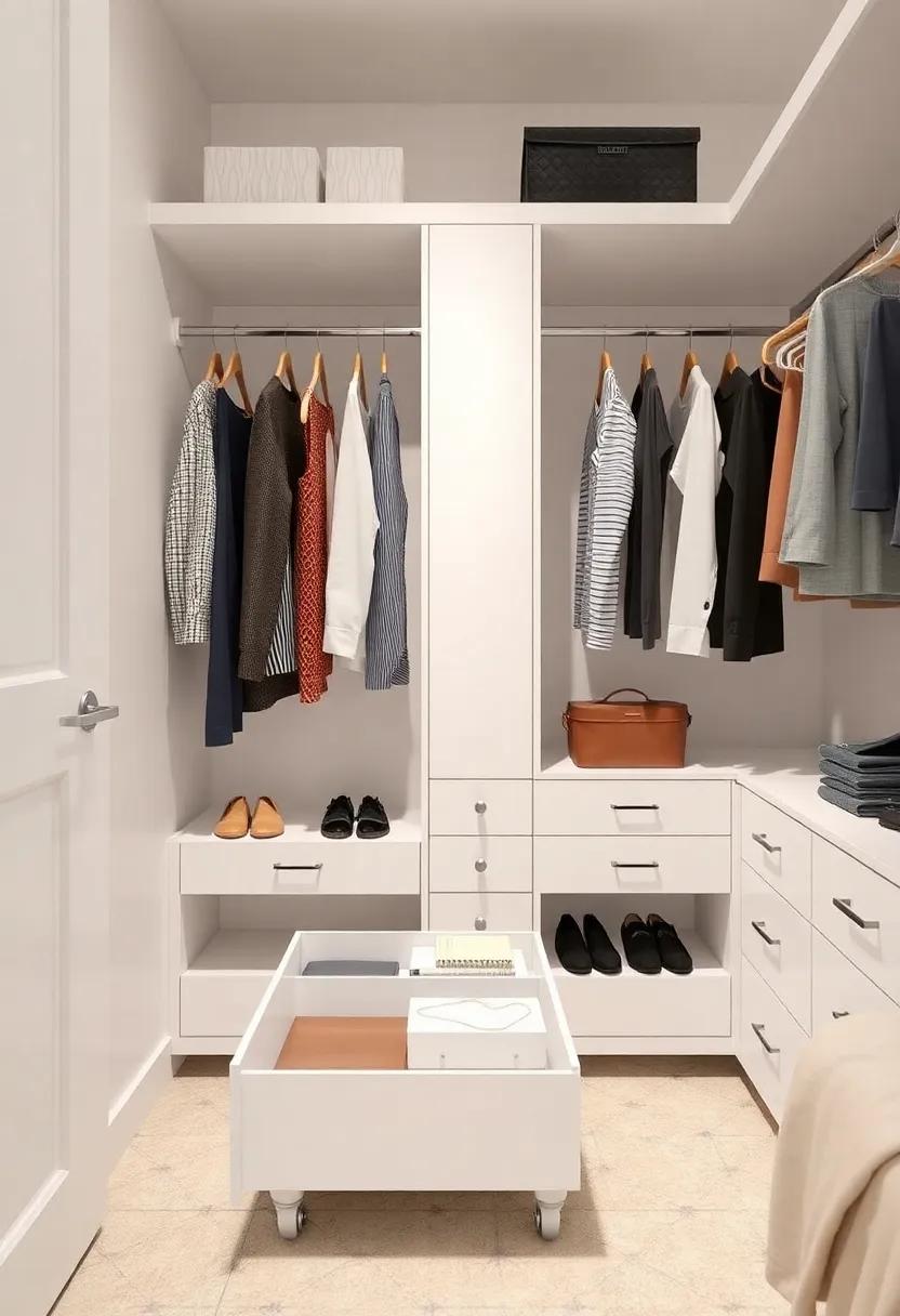 Introduce ⁣Pull-Out Carts For Easy Access To Seasonal Wardrobe Items