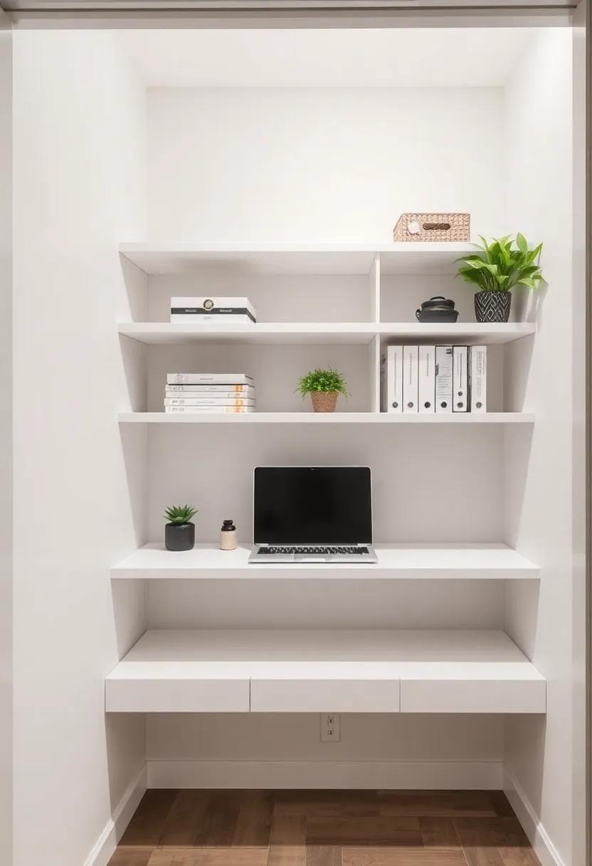 Transform Waist-High Shelves into Functional Workspaces With Additions