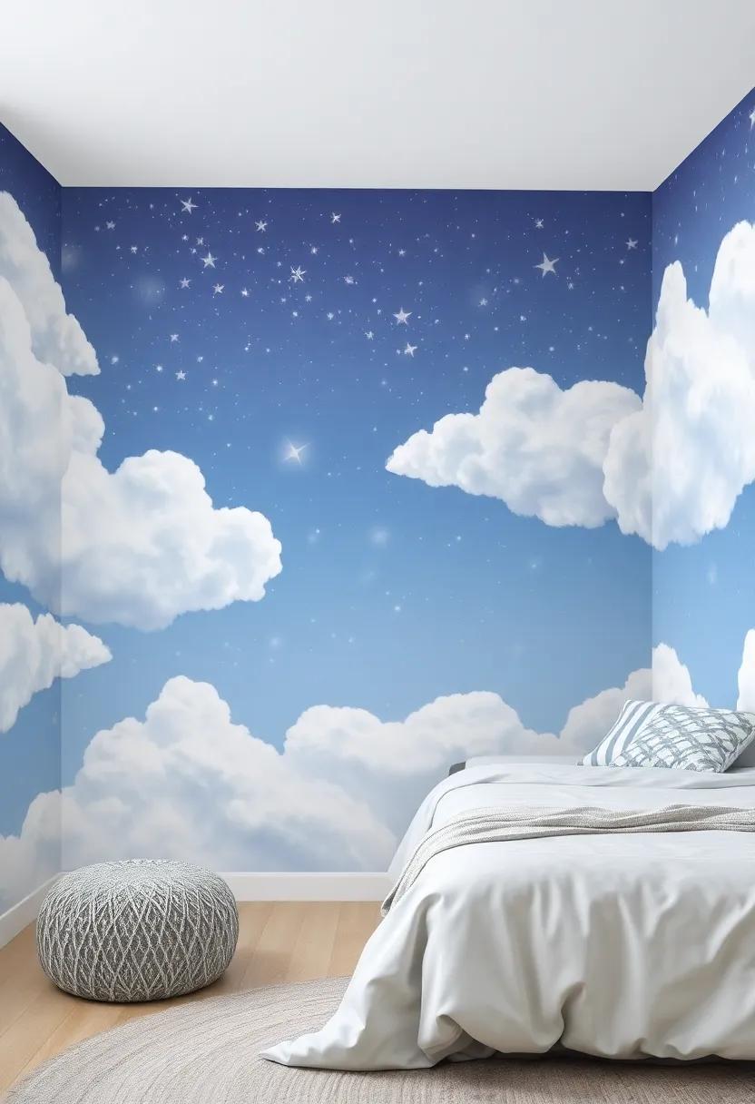 Transforming the Walls with Celestial Murals and Dreamy Scenery