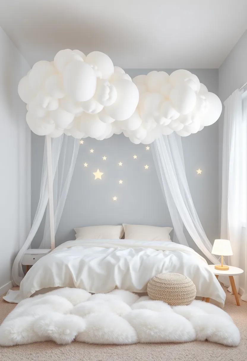 Cozy ​Cloud Canopies: Creating a Soft and Inviting bedspace