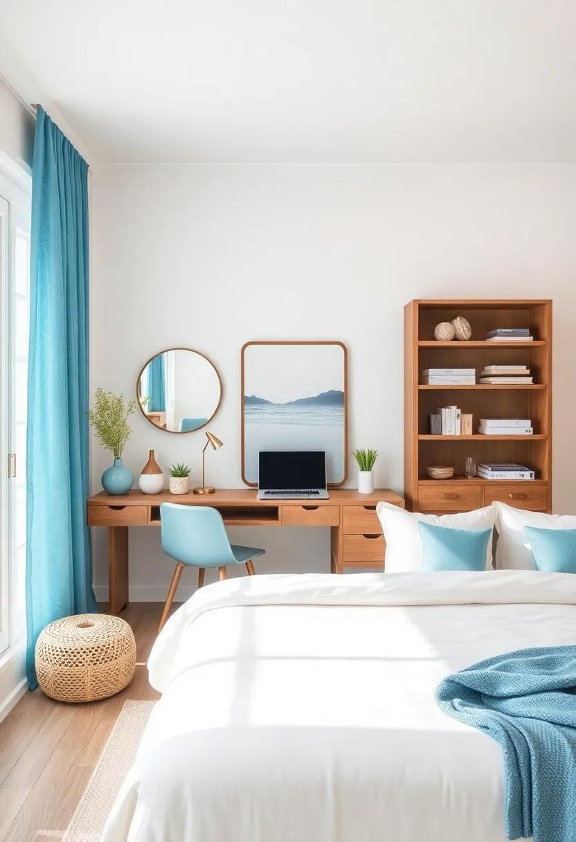 Creating a Functional, Beautiful Workspace within Your Coastal bedroom