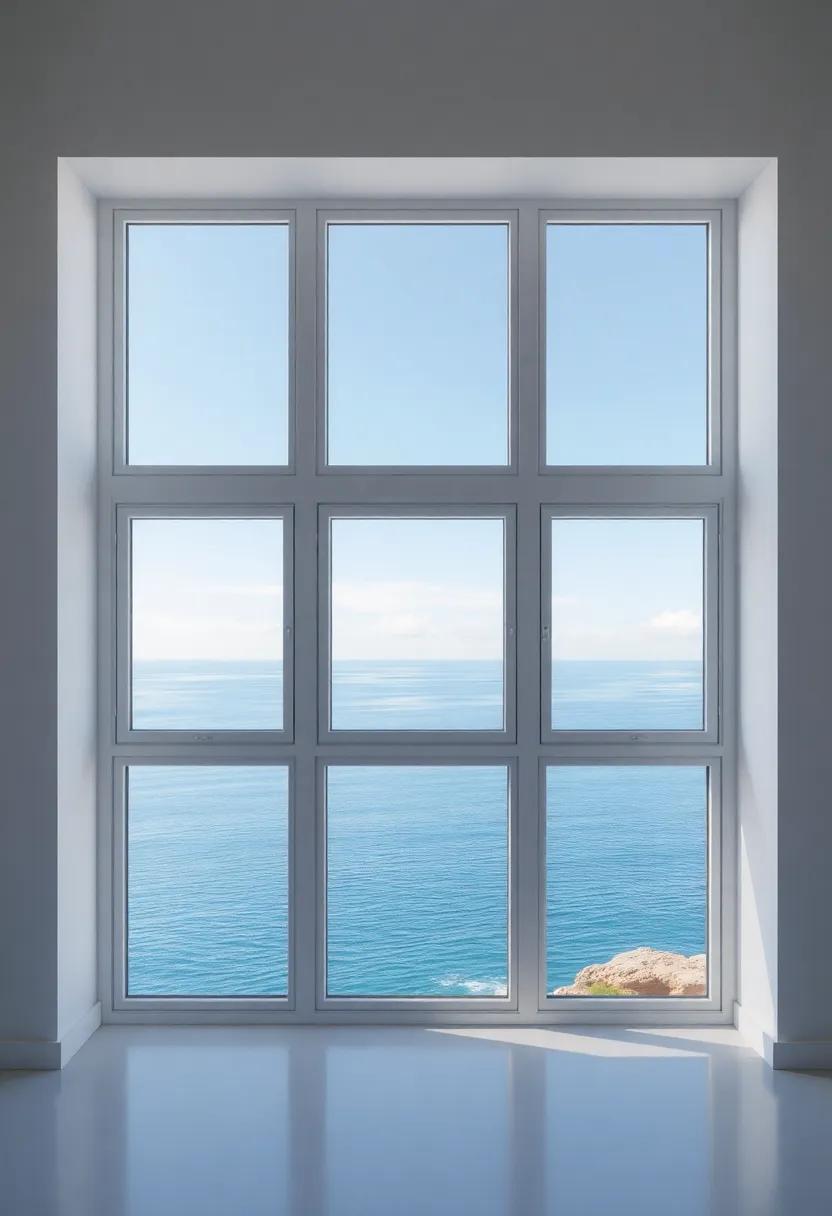 Capturing the Light: Windows Framing ocean‍ Views