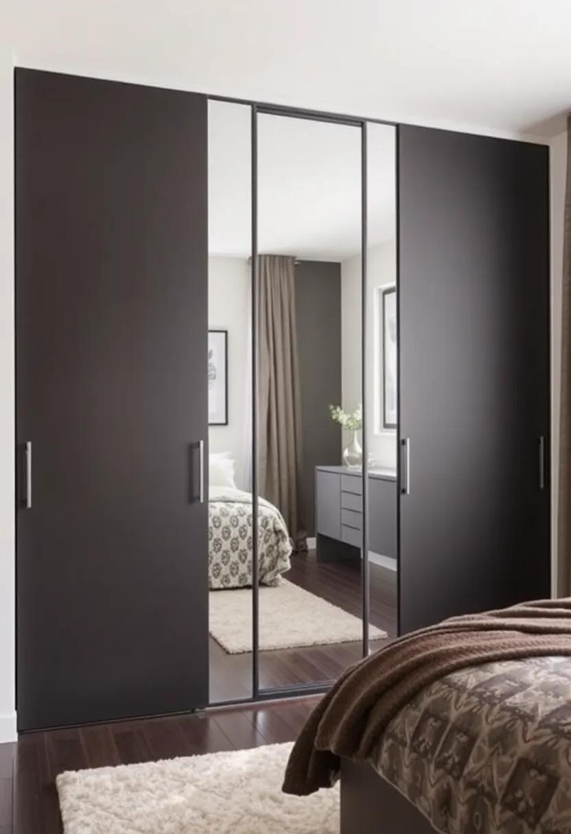 Contemporary Sliding Doors: Opt for modern sliding doors on your ⁣wardrobe to save space and create‍ a sleek ⁢look that aligns⁢ with a contemporary decor theme