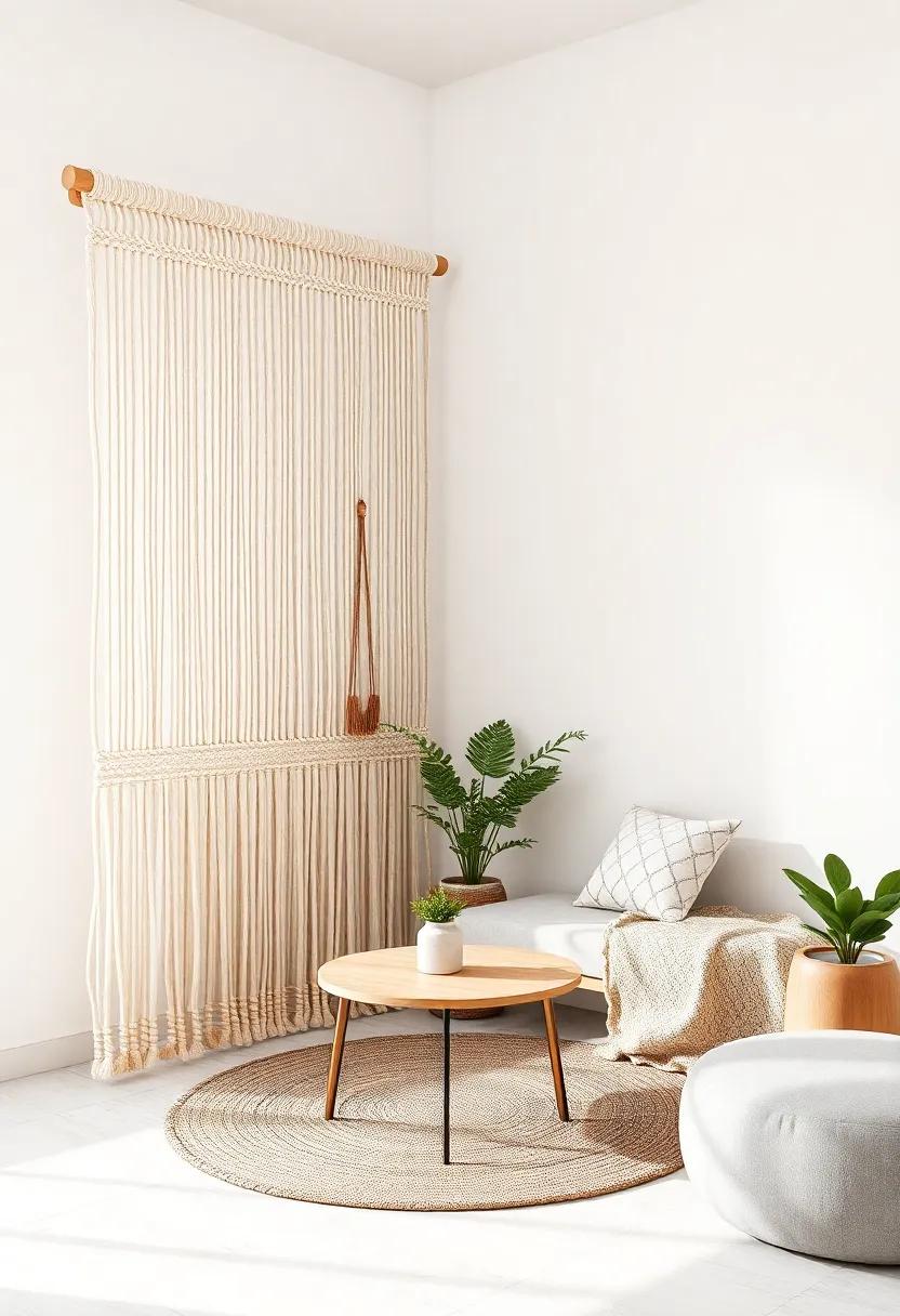 Bohemian ⁣Macramé as ​Natural and Airy Separators