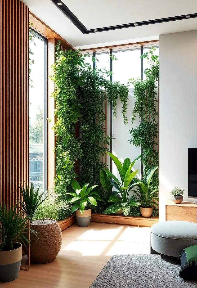 Vertical Gardens: Breathing Life Into Corner Partitions